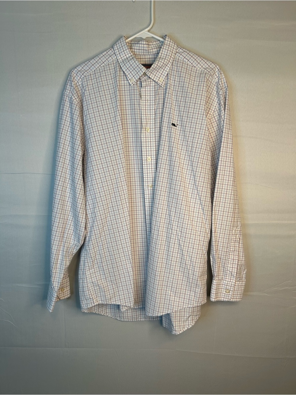 Vineyard Vines Men’s L 100%  Cotton Whale Shirt Preppy Coastal 119